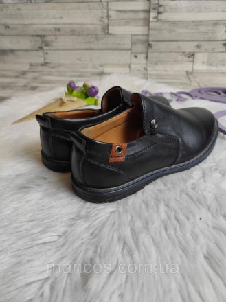 Детские туфли Nasite для мальчика кожаные черные 
Состояние: новое
Производитель. . фото 6
