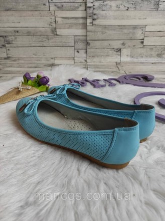 Детские туфли HuaNeng для девочки кожаные лодочки голубые 
Состояние: новое
Прои. . фото 5