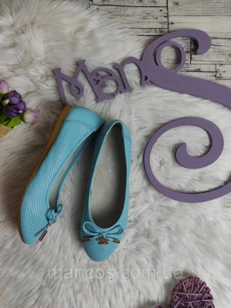 Детские туфли HuaNeng для девочки кожаные лодочки голубые 
Состояние: новое
Прои. . фото 2