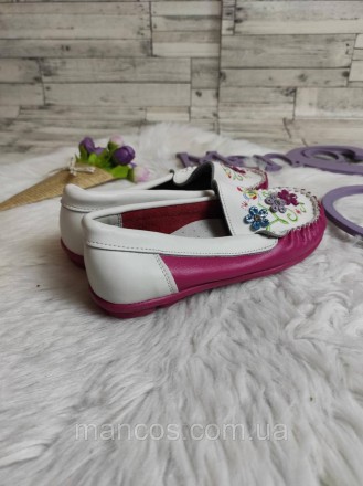 Детские мокасины Kellaifeng для девочки туфли кожаные розовые с белым
Состояние:. . фото 6