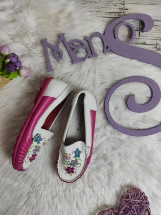 Детские мокасины Kellaifeng для девочки туфли кожаные розовые с белым
Состояние:. . фото 2
