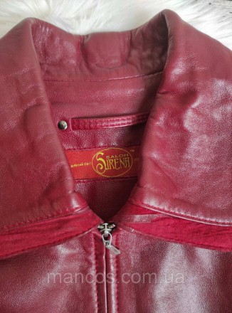 Женская куртка Sirena натуральная кожа красная на молнии
Состояние: б/у, в отлич. . фото 8