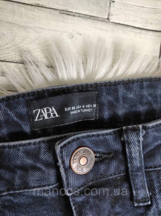 Женские джинсы Zara синие 
Состояние: б/у, в идеальном состоянии
Производитель: . . фото 5
