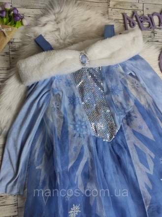 Детское платье Disney для девочек Эльзы Холодное сердце Дисней Frozen 
Состояние. . фото 4