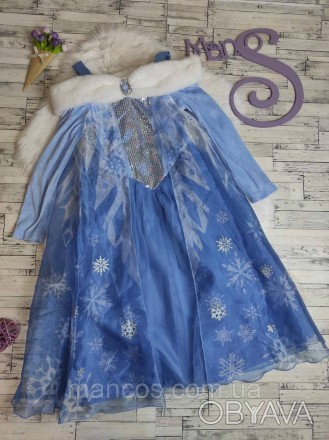 Детское платье Disney для девочек Эльзы Холодное сердце Дисней Frozen 
Состояние. . фото 1