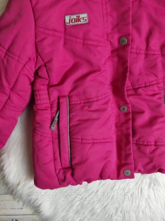 Зимний детский комбинезон Joiks раздельный комплект куртка и полукомбинезон розо. . фото 5