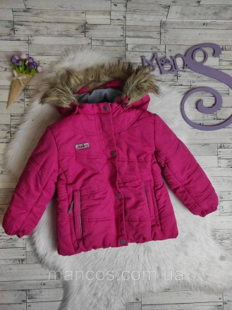 Зимний детский комбинезон Joiks раздельный комплект куртка и полукомбинезон розо. . фото 3