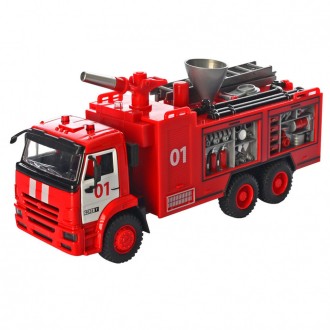 Красочная пожарная машинка 9624 AB – превосходно выполненная реалистичная копия . . фото 3