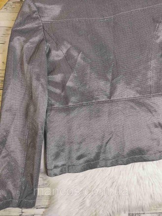 Женский пиджак DM серебристого цвета с принтом 
Состояние: б/у, в идеальном сост. . фото 7