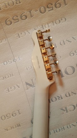Электрогитара Fender Telecaster Custom Shop White Gold China.
С логотипом Fender. . фото 10