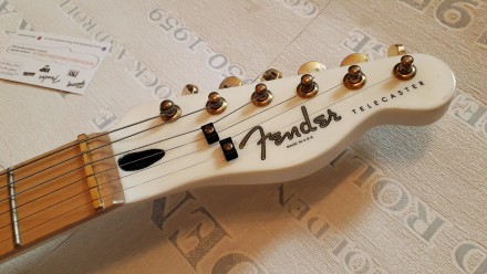 Электрогитара Fender Telecaster Custom Shop White Gold China.
С логотипом Fender. . фото 9