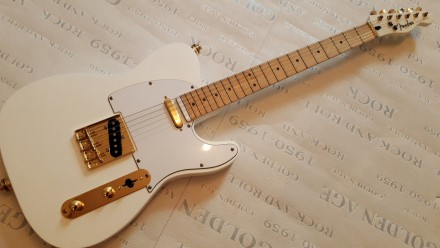 Электрогитара Fender Telecaster Custom Shop White Gold China.
С логотипом Fender. . фото 2