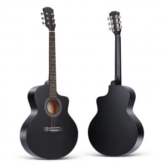 Акустическая гитара JF China черная.
Гитара для начинающего музыканта или для до. . фото 2