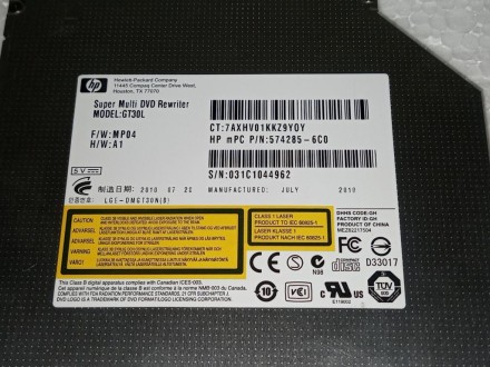 DVD привод з ноутбука HP 625 574285-6С0 GT30L

Стан гарний. Без пошкоджень.
В. . фото 6