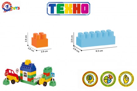 Пластиковий конструктор "Техно 7" від ТехноК Пластиковий дитячий конструктор на . . фото 8