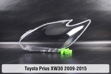 Скло на фару Toyota Prius XW30 (2009-2015) III покоління ліве.У наявності скло ф. . фото 2