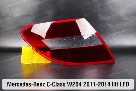 Купити Скло заднього фонаря Mercedes-Benz C-Class W204 LED (2011-2014) рестайлін. . фото 2