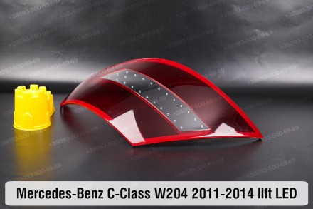 Купити Скло заднього фонаря Mercedes-Benz C-Class W204 LED (2011-2014) рестайлін. . фото 4