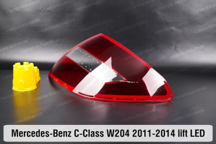 Купити Скло заднього фонаря Mercedes-Benz C-Class W204 LED (2011-2014) рестайлін. . фото 6