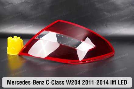 Купити Скло заднього фонаря Mercedes-Benz C-Class W204 LED (2011-2014) рестайлін. . фото 8