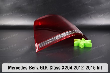 Купить Стекло заднего фонаря Mercedes-Benz GLK-Class X204 (2012-2015) рестайлинг. . фото 9