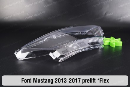 Стекло на фару Ford Mustang Mk6 (2013-2017) выступ VI поколение дорестайлинг пра. . фото 7