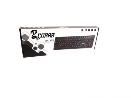 Клавіатура COBRA MK-101 Ukr Black 
 
Отправка данного товара производиться от 1 . . фото 8