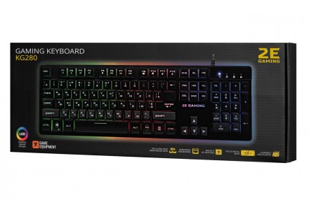 Клавіатура 2E Gaming KG280 LED Ukr Black USB 
 
Отправка данного товара производ. . фото 9