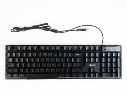Клавіатура COBRA GK-103 Ukr Black 
 
Отправка данного товара производиться от 1 . . фото 2