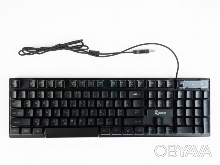 Клавіатура COBRA GK-103 Ukr Black 
 
Отправка данного товара производиться от 1 . . фото 1