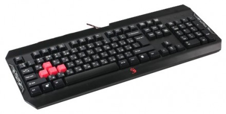 Клавіатура A4Tech Bloody Q100 Ukr Black USB 
 
Отправка данного товара производи. . фото 2