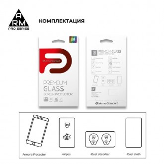 Захисне скло Armorstandart Pro для Samsung Galaxy A51 SM-A515 Black, 0.33mm 
 
О. . фото 8