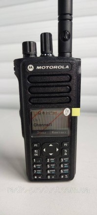 Профессиональная портативная аналогово-цифровая радиостанция Motorola DP4800e VH. . фото 7