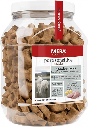 Навіть чутливі собаки заслуговують на пригощання! MERA pure sensitive snacks tur. . фото 2