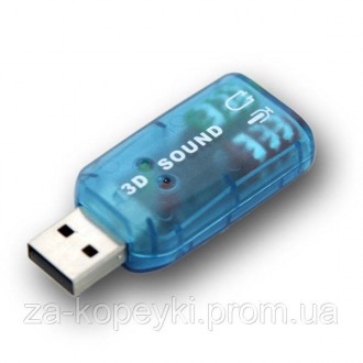 Карта звукова USB зовнішня USB-SoundCard 2.0 — це компактна звукова карта.
Вигот. . фото 3