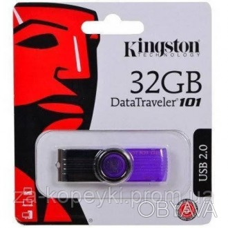 Флешка USB Kingston 32GB — это простота и удобство. Обтекаемый дизайн делают эту. . фото 1