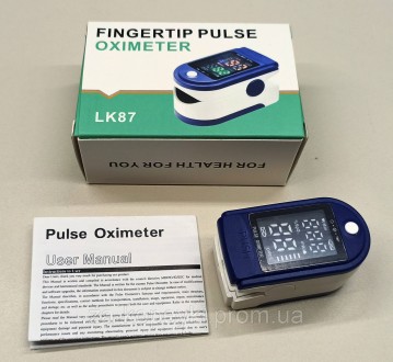 Пульсоксиметр на палець Oximeter LK87 - доступний спосіб точно виміряти пульс (P. . фото 5