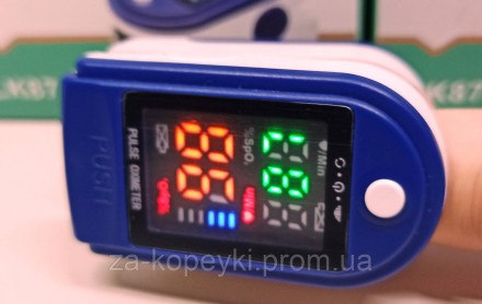 Пульсоксиметр на палець Oximeter LK87 - доступний спосіб точно виміряти пульс (P. . фото 3