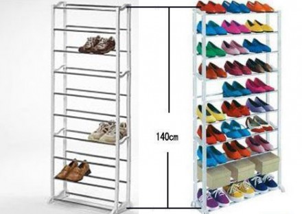 
Полка для обуви Amazing Shoe Rack на 30 парОрганайзер для обуви Amazing shoe ra. . фото 6