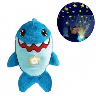 
Детская плюшевая игрушка ночник-проектор АКУЛА Star Bellу DreamЧто подарить реб. . фото 5