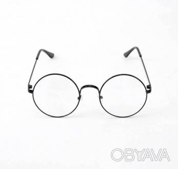 Очки Гарри Поттера 5190 Круглые очки с металлической оправой как у Harry Potter . . фото 1