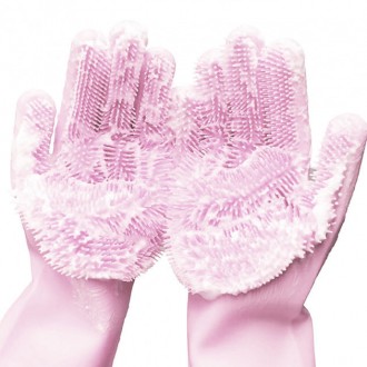 Резиновые хозяйственные перчатки Magic Silicone Gloves предназначены для защиты . . фото 7