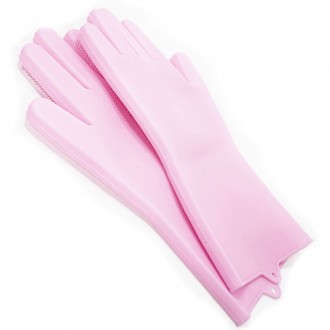 Резиновые хозяйственные перчатки Magic Silicone Gloves предназначены для защиты . . фото 4