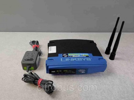 Широкосмуговий маршрутизатор Linksys стандарту Wireless-G об'єднує в собі можлив. . фото 7