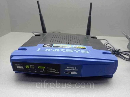 Широкосмуговий маршрутизатор Linksys стандарту Wireless-G об'єднує в собі можлив. . фото 6