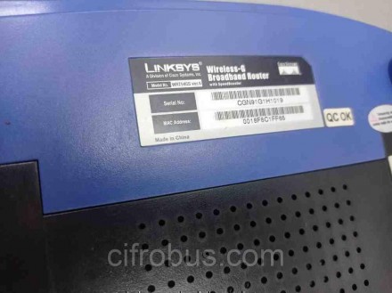 Широкосмуговий маршрутизатор Linksys стандарту Wireless-G об'єднує в собі можлив. . фото 2