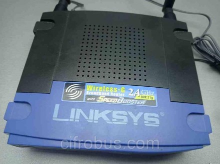Широкосмуговий маршрутизатор Linksys стандарту Wireless-G об'єднує в собі можлив. . фото 5