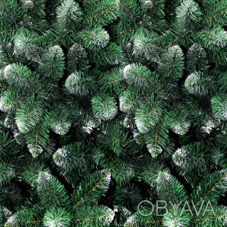 Надзвичайно пишна новорічна красуня. Густі зелені гілки мають гарну загострену н. . фото 1