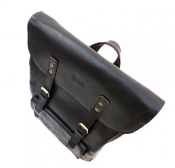 ​Универсальный рюкзак из натуральной телячьей кожи RC-9001-4lx от украинского бр. . фото 6