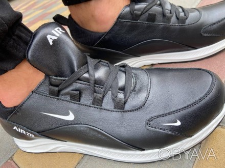 
Кроссовки мужские Nike AIR270 черные,натуральная кожа !Материал - натуральная к. . фото 1